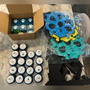 Fluent pet training buttons set w tiles